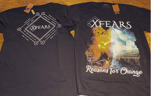 Camiseta De Rock Metal Xfears - Reasons For Change