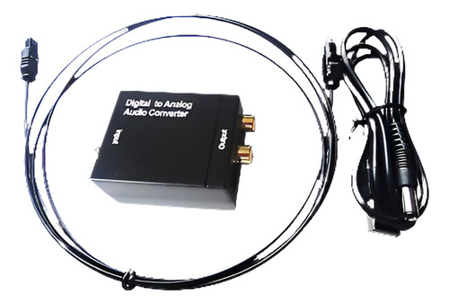 Edd Digital Óptico Toslink/spdif Coaxial Analógica Rca Adapt
