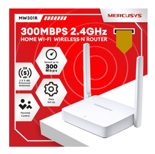 Router Wifi Mercusys 300mbps Mw301r
