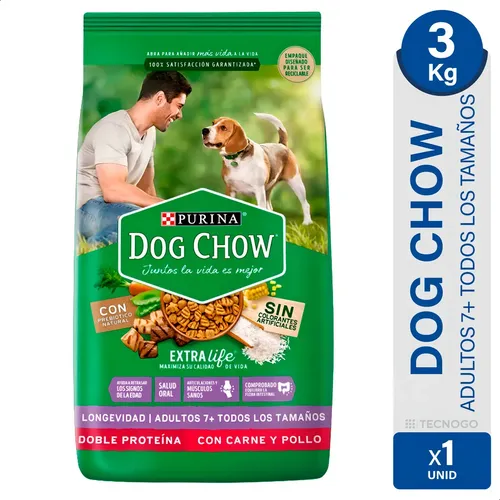 Alimento Dog Chow Perro Longevidad 3kg