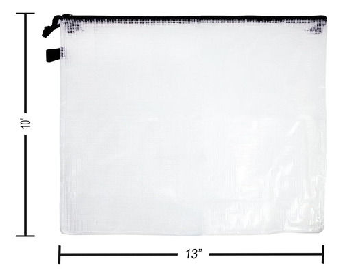 Bolsa De Malla Translúcida, 25cm X 33cm Para Vinilo