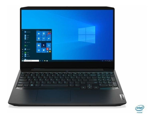Notebook Ideapad Gaming 3 Intel Core I7 5,0 gh/8 gb/512 SSD colorido ônix preto