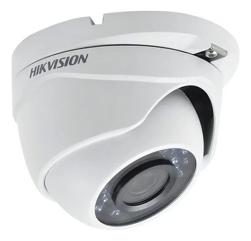 Hikvision Camara Analoga Domo 1080p  2,8mm  Ir 20m Ip66  Met Color Blanco