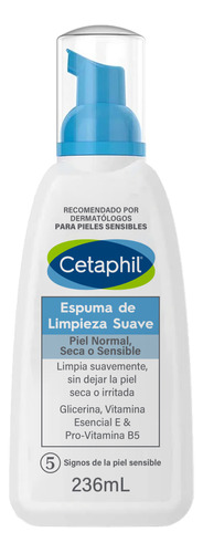 Cetaphil Espuma De Limpieza Suave Rostro 236ml