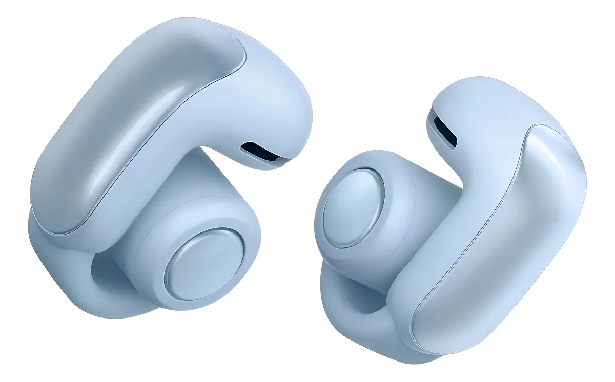 Fones de ouvido Bose Ultra Open Fones de ouvido Moonstone Blue Heavenly