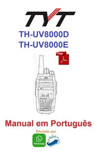 radio tyt uv8000e manual
