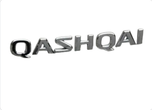 Emblema Palabra Qashqai Plateado Nissan 