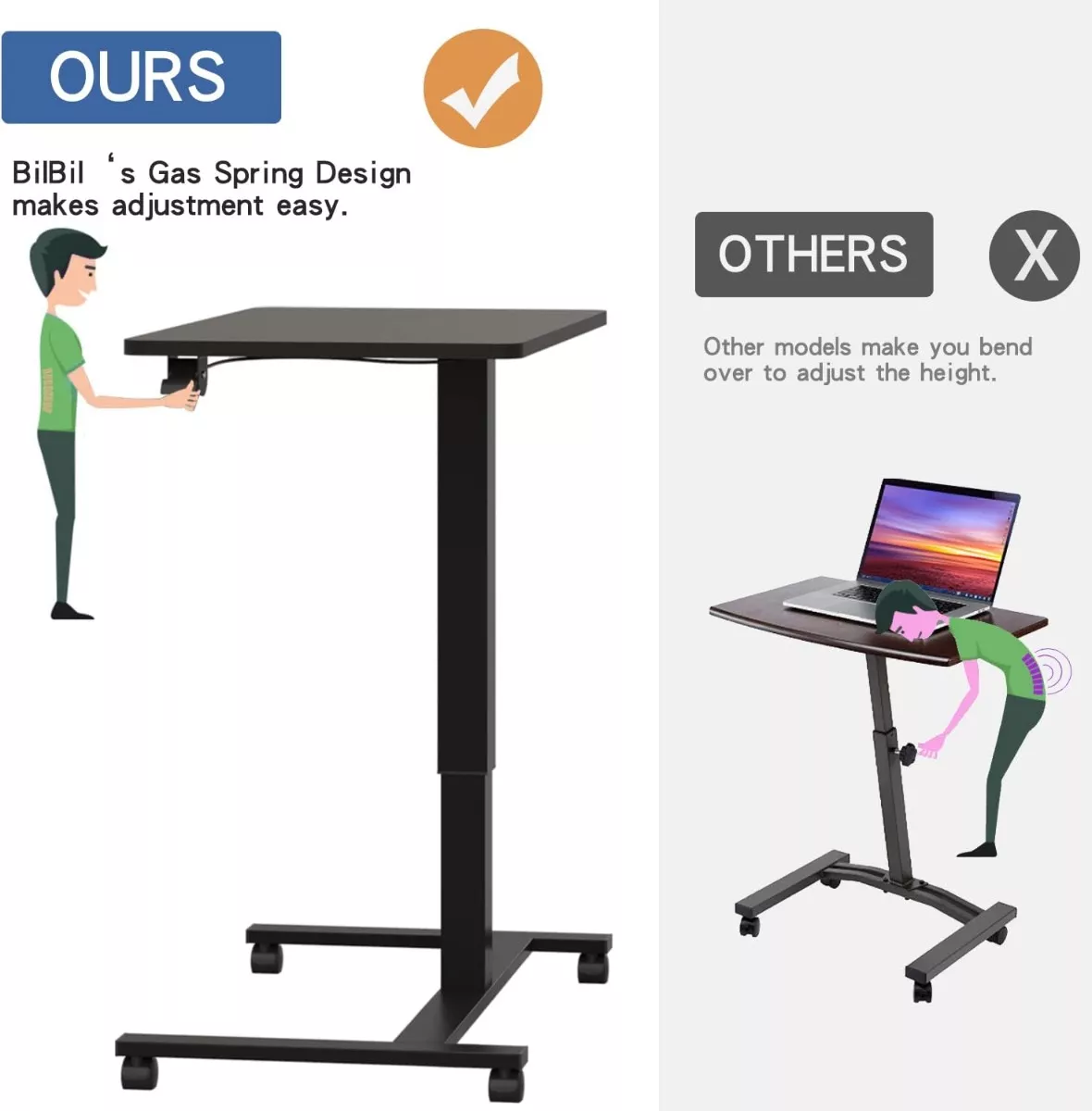 Tercera imagen para búsqueda de escritorio altura ajustable