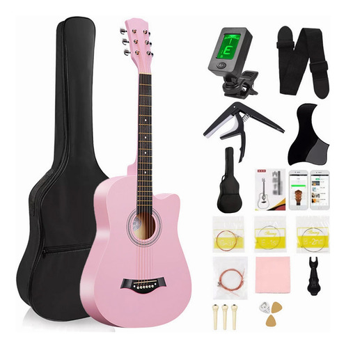 Guitarra Clasica Acústica 38 Inch Con Funda Y Accesorios