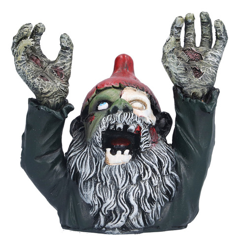 Escultura De Estatua De Jardín Enano Zombi Evil Scary Outdoo