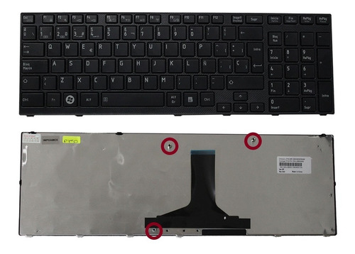 Teclado Toshiba P750 P755-s5120 Nsk-tq28c 9z.n4ybc.21e