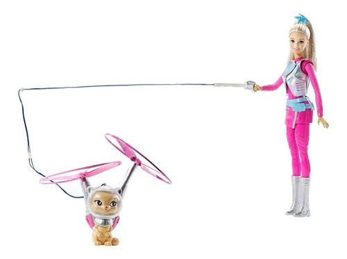 Barbie Aventuras En Espacio Mascota Voladora Dwd24