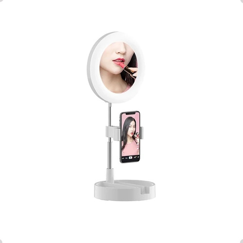 Aro De Luz Selfie Led Extensible Espejo Maquillaje Celular