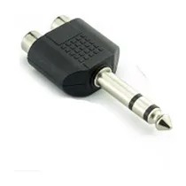 Comprar Plug 1\u002F4  Stereo \u002F 2 Jack Rca Ad-268 Pack 8 Piezas