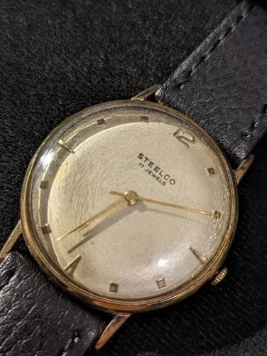 Reloj steelco 17 jewels oro cheap
