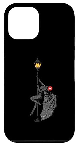 Funda Para iPhone 12 Mini Mothman Dancing On A Lamp Pole -02