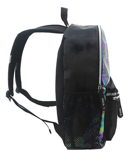 Mochila Influencer Urbana 68310 Color Tornasolado Diseño Lisa
