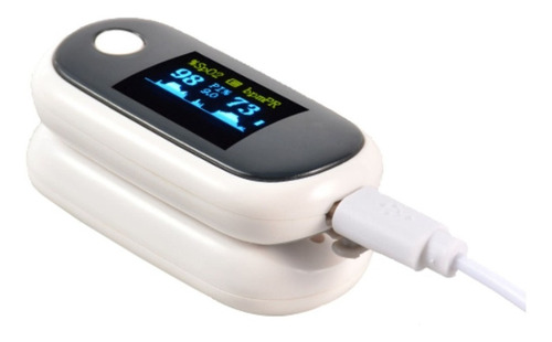 Imagen 7 de 9 de Oximetro Digital De Pulso Dedo Recargable Usb