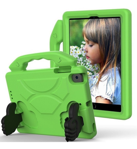 Funda Uso Rudo Infantil Para iPad 9 10.2 9na Gen Goma Niños