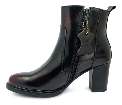 Imagen 2 de 6 de Bota De Dama Casual Vestir Fino Cuero Vacuno Genuino