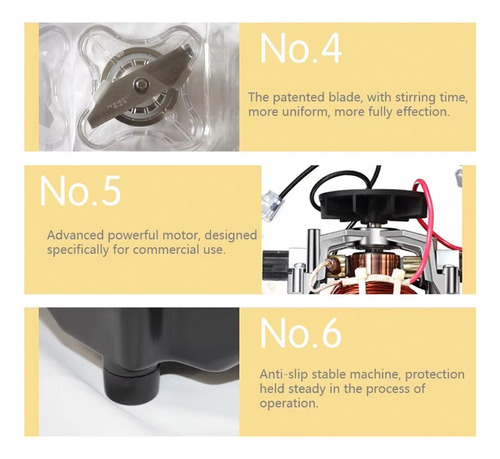 Licuadora Profesional Industriibero Blender 5 Vel Cap 2lt