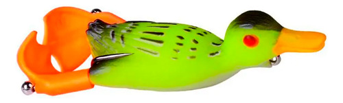 Señuelo Pato Helice 9 Cm 12 Grs Antienganche Tararira Pesca Color Verde Claro