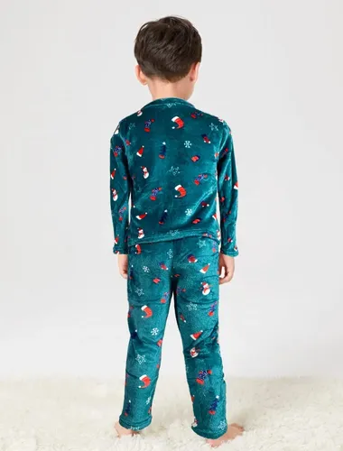 Pijamas Para Niño Polar Súper Calientita Set 2 Pza Muy Suave