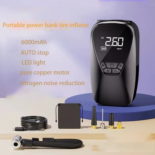 Compresor De Aire Mini Para Auto/moto 12v
