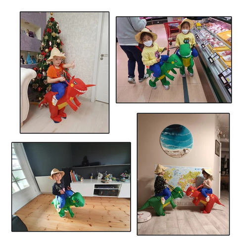 Vestido Inflable Para Niños, Disfraz De Dinosaurio Para Niño