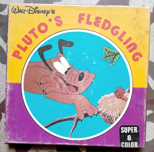Super 8 Película Walts Disney Films Pluto Fledling