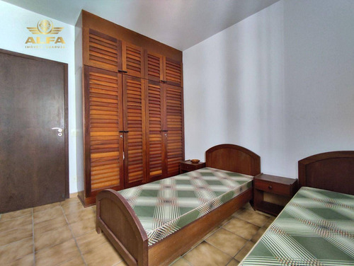 Imagem 11 de 25 de Apartamento Na Praia, 3 Dormitórios, 3 Suítes, Frente Ao Mar, 2 Vagas, Piscina, Churrasqueira, Astúrias, Guarujá. - Ap1100
