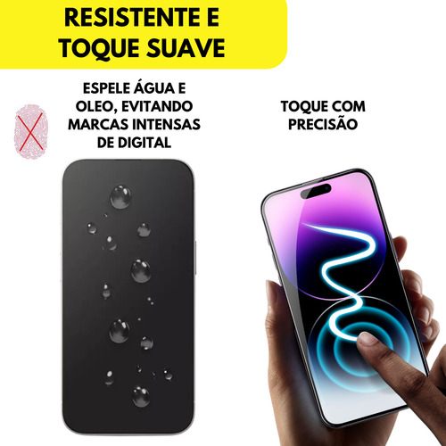 Película Vidro 3d Para iPhone XR 11 12 13 14 15 16 Pro Max
