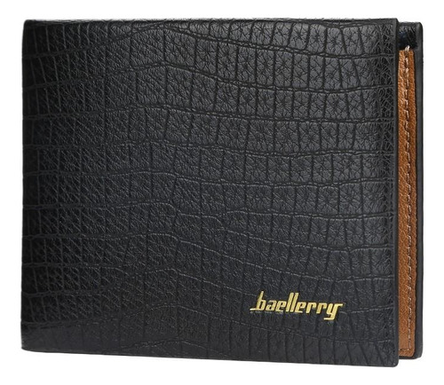 Billetera Baellery Cartera Diseño De Cocodrilo Para Hombre