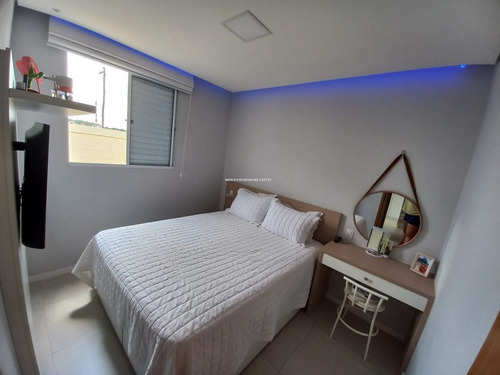 Imagem 10 de 27 de Charmoso Apartamento Garden A Venda No Residencial Parque Jardim Das Tulipas Em Jundiaí/sp, Com 2 Dorm. E Móveis Planejados Em Todos Os Ambientes! - Ap01071 - 70760552