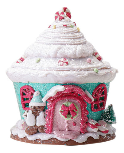 Mesa Decorativa Led Christmas Gingerbread House Gingerbread