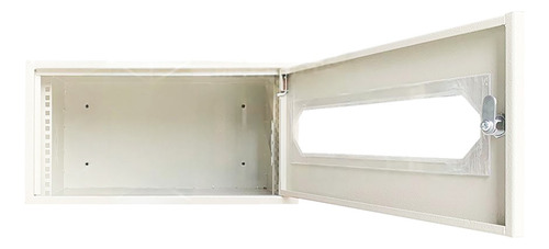 Mini Rack Parede Padrão 19 9u X 500 Mm Branco Rede Lan Utp