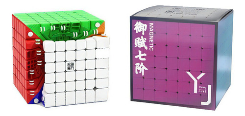 Cubo Rubik 7x7 Yj Moyu Yufu V2m Magnetico 7x7x7 Color De La Estructura Stickerless