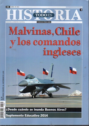 Todo Es Historia 561 Abr 2014 Malvinas Chile Comandos Ingles