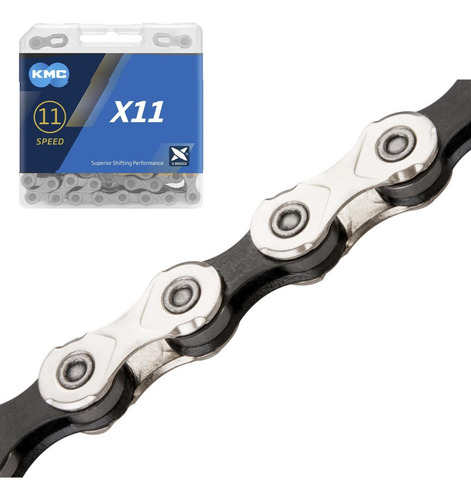 Corrente Kmc X11 Silver 118 Elos 11v 1x11v 2x11v Mtb Speed