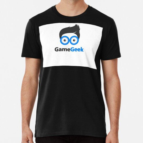 Remera Diseño De Logotipo De Game Geek Algodon Premium