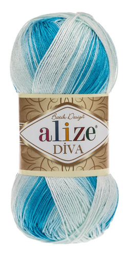 Alize Diva Batik Estambres Erika Ovillo De 100 Grs 