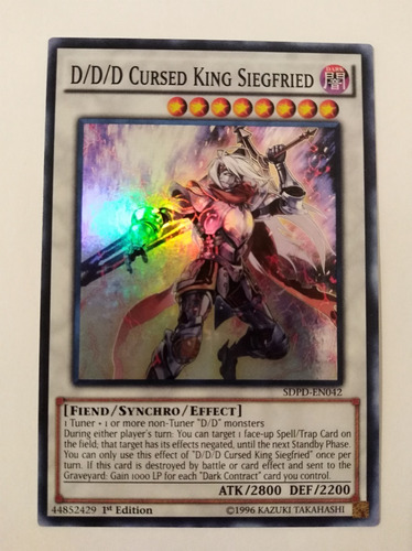 D/d/d Cursed King Siegfried - Super Rare    Sdpd