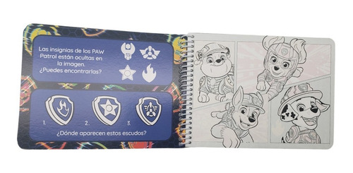 Agua Wow Librito Pintar Coloreo Con Lapiz De Agua Paw Patrol