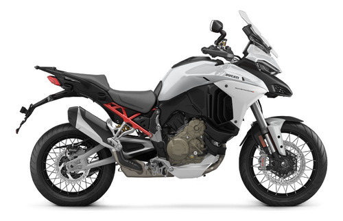 Funda Moto Broche + Ojillos Ducati V4 S White Red 2022