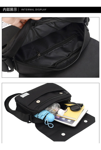 Bolso De Mensajero Casual Para Hombre Que Combina Con Todo