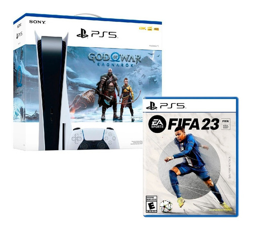 Consola Playstation 5 God Of War Ragnarok Bundle + Fifa 23