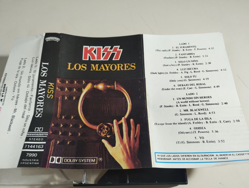 Kiss - The Elder / Los Mayores - Cassette Ind Argentina 1981 Edición Limitada (Usado)