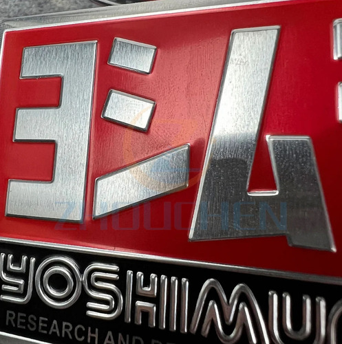 Emblema Stickeradhesivo Para Escape De Moto Yoshimura Metal