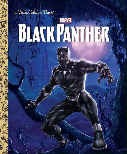 Black Panther Little Golden Book (marvel: Black Panther), De Frank Berrios. Editorial Golden Books, Tapa Dura En Inglés