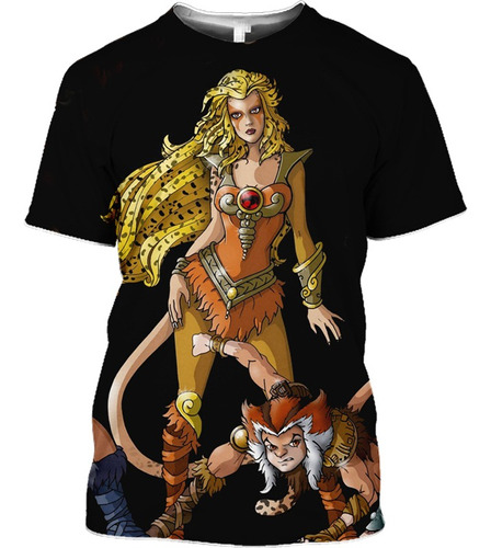 Camisetas De Moda Con Estampado 3d De Anime Thundercats